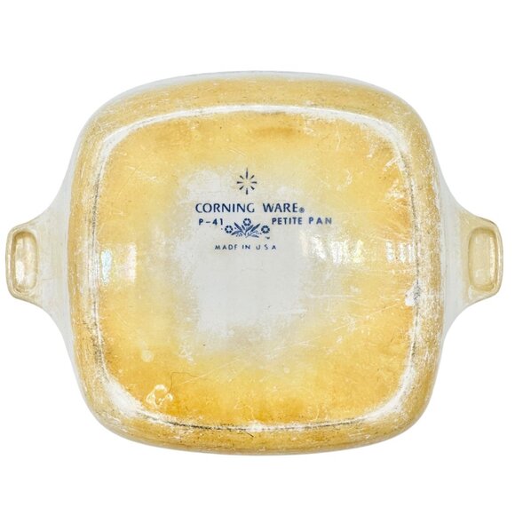 Vintage Corning Ware Blue Cornflower 1.5 Qt and 12 Oz Baking Dishes with Lids - Picture 10 of 10